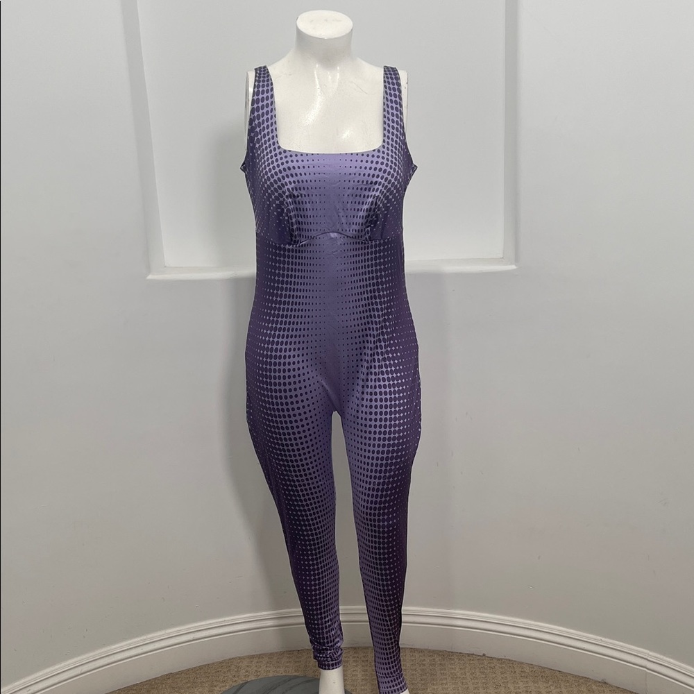Yitty FABLETICS by Izzo  Headliner Shaping Catsuit Purple Sleeveless Size 4X